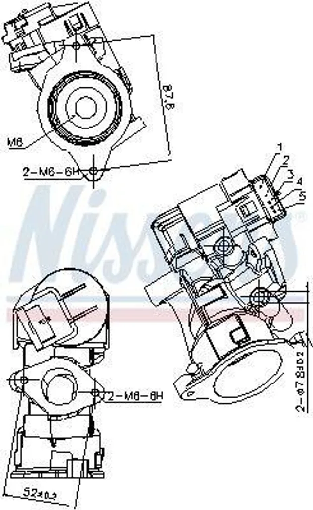 Vanne EGR anti-voyant moteur allumé pour Citroën Ford 2.0 HDi