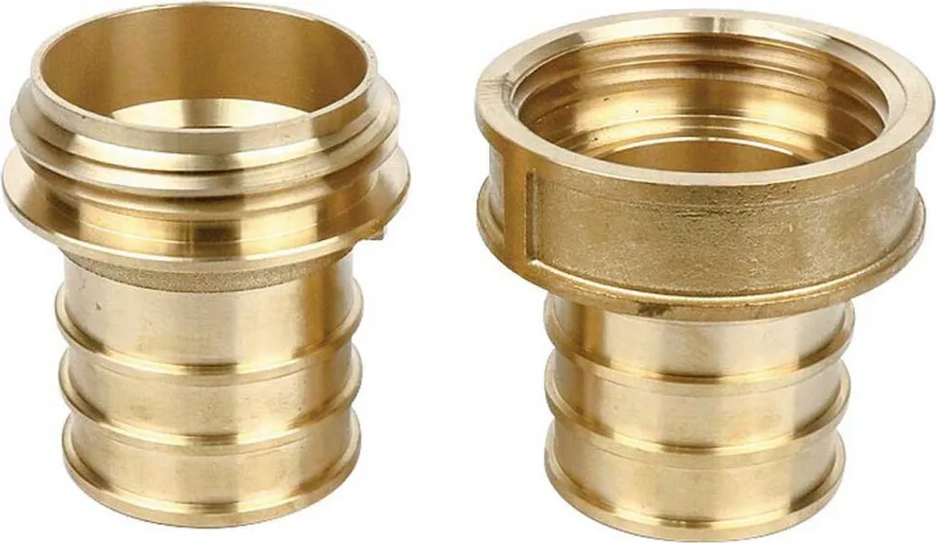 Raccord Uni 45 anticorrosion en laiton pour tuyau d'incendie marin
