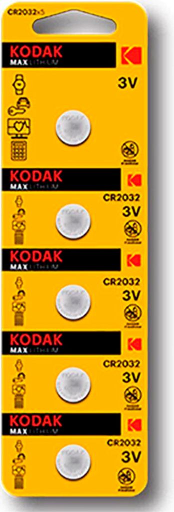 Pile bouton Kodak CR2032 5pcs 3V Image du produit 