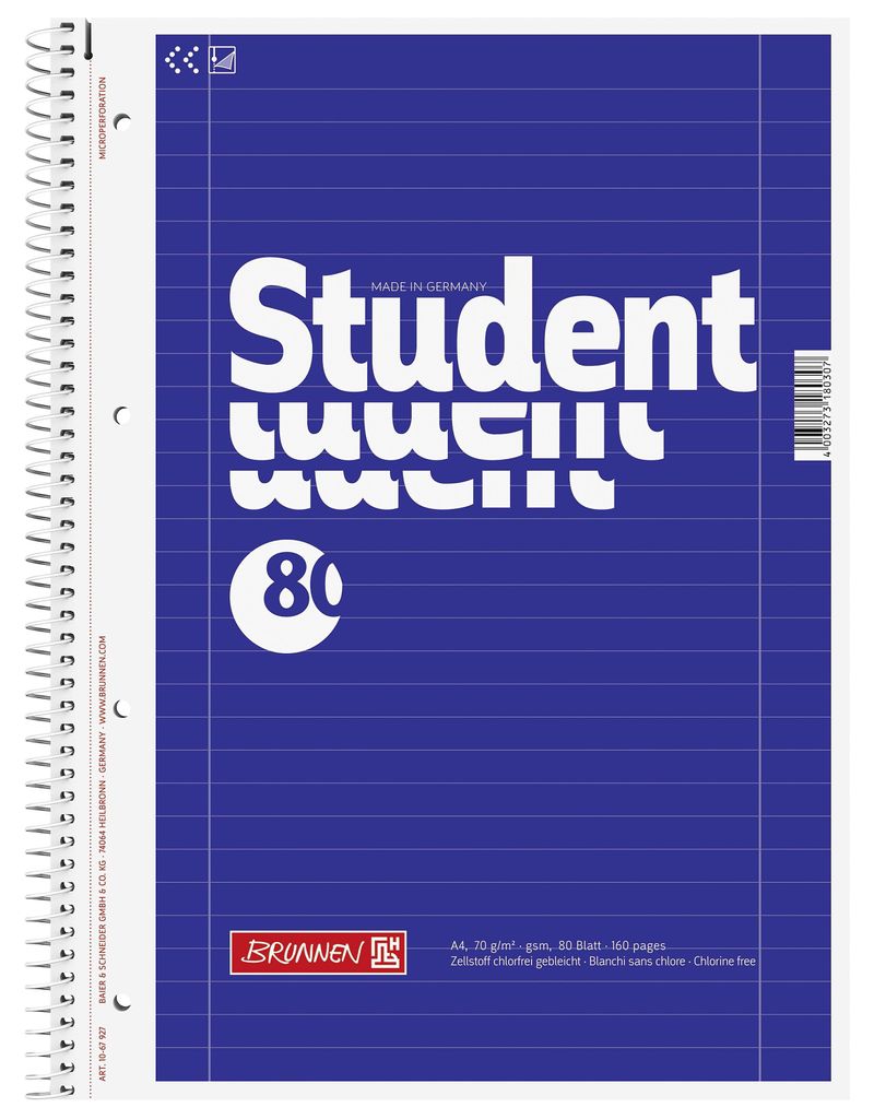 Collegeblock Student A4 Orzeczenie 27 Zdjęcie produktu 