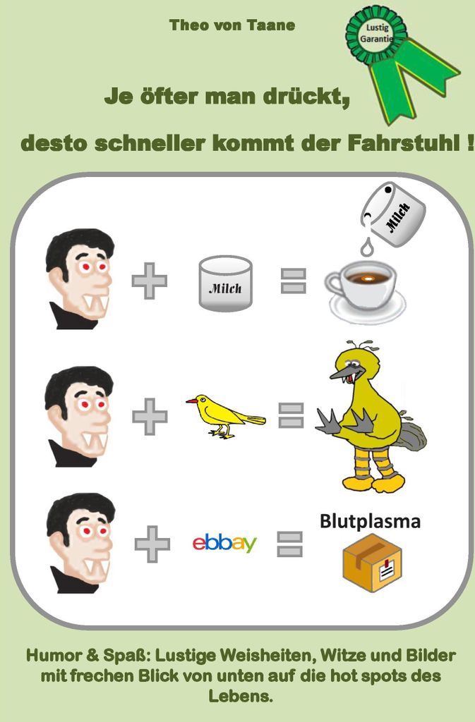 Je öfter man drückt, desto schneller kommt der Fahrstuhl!