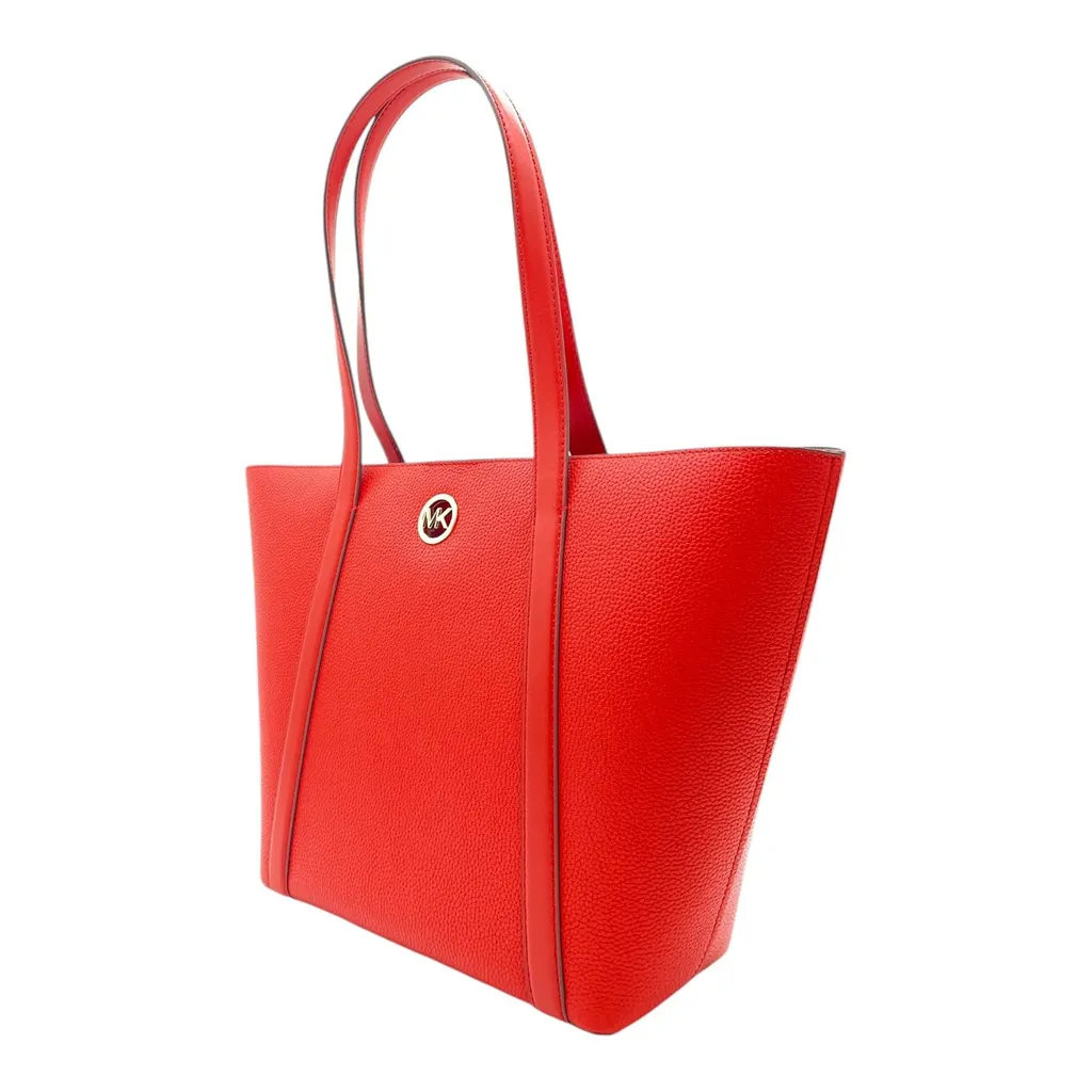 Sac cabas fourre-tout Michael Kors Hadleigh en cuir véritable orange - 4