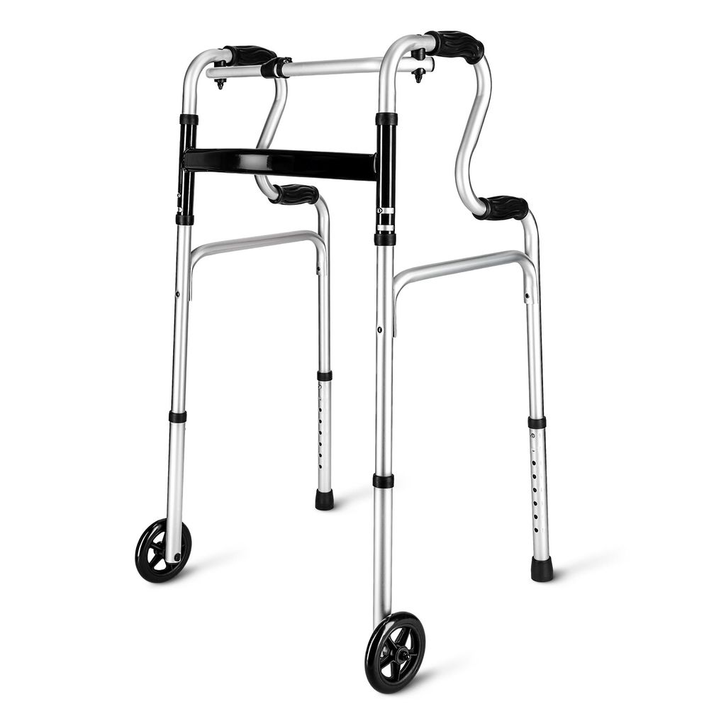 4FIZJO Rehabilitationsgehwagen 2 in 1, Aluminium, mit Produktbild 