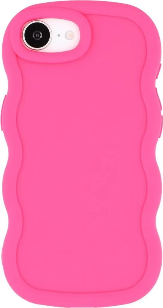 Custodia Phonesta Wavy iPhone 16e Hot Pink | Silicone di Design