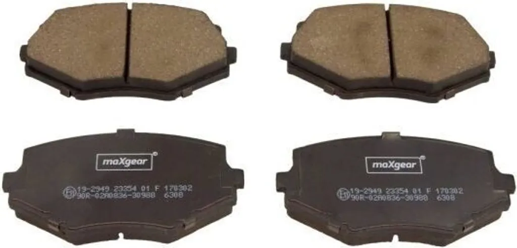 Plaquettes de frein avant pour Mazda MX-5 NA NB MAXGEAR 19-2949 OE