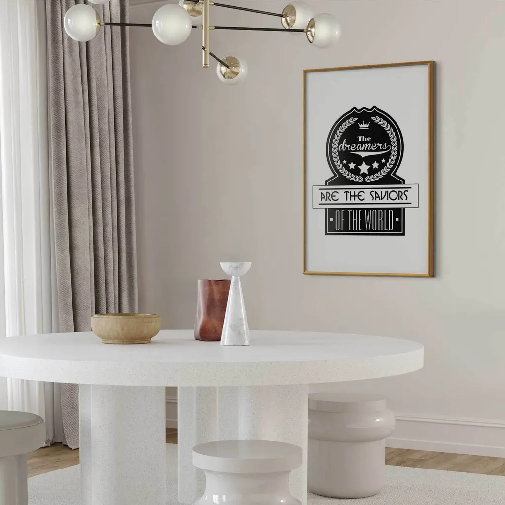 Offerta Poster Dreamers 40x60 con Cornice Oro | Miglior Prezzo - 2