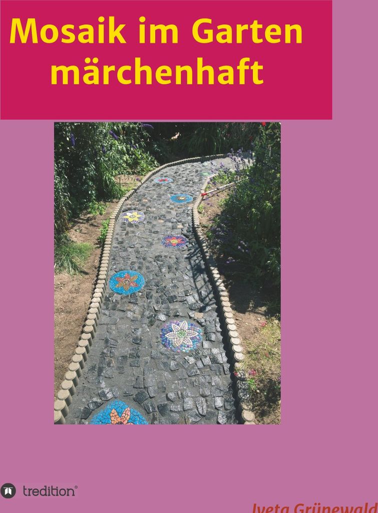 Mosaik im Garten märchenhaft