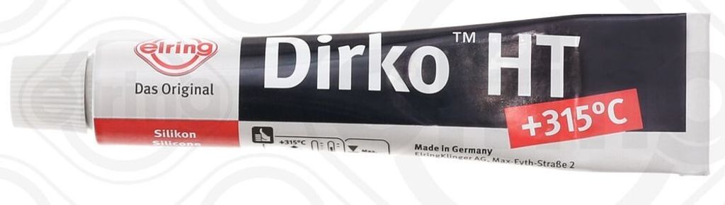 Dichtmasse Elring Dirko HT Oxim 70ml, Farbe grau , auf