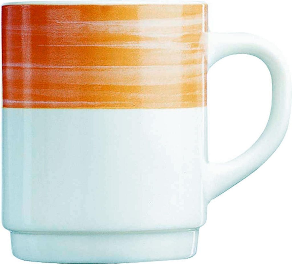Brush Orange Bockbecher 25cl stapelbar - 6 Stück