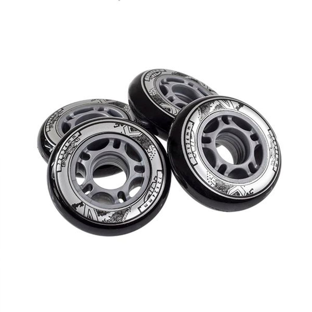 Nils Extreme Black Inline Skate Rollen (4er-Set) | 70 mm, Produktbild 