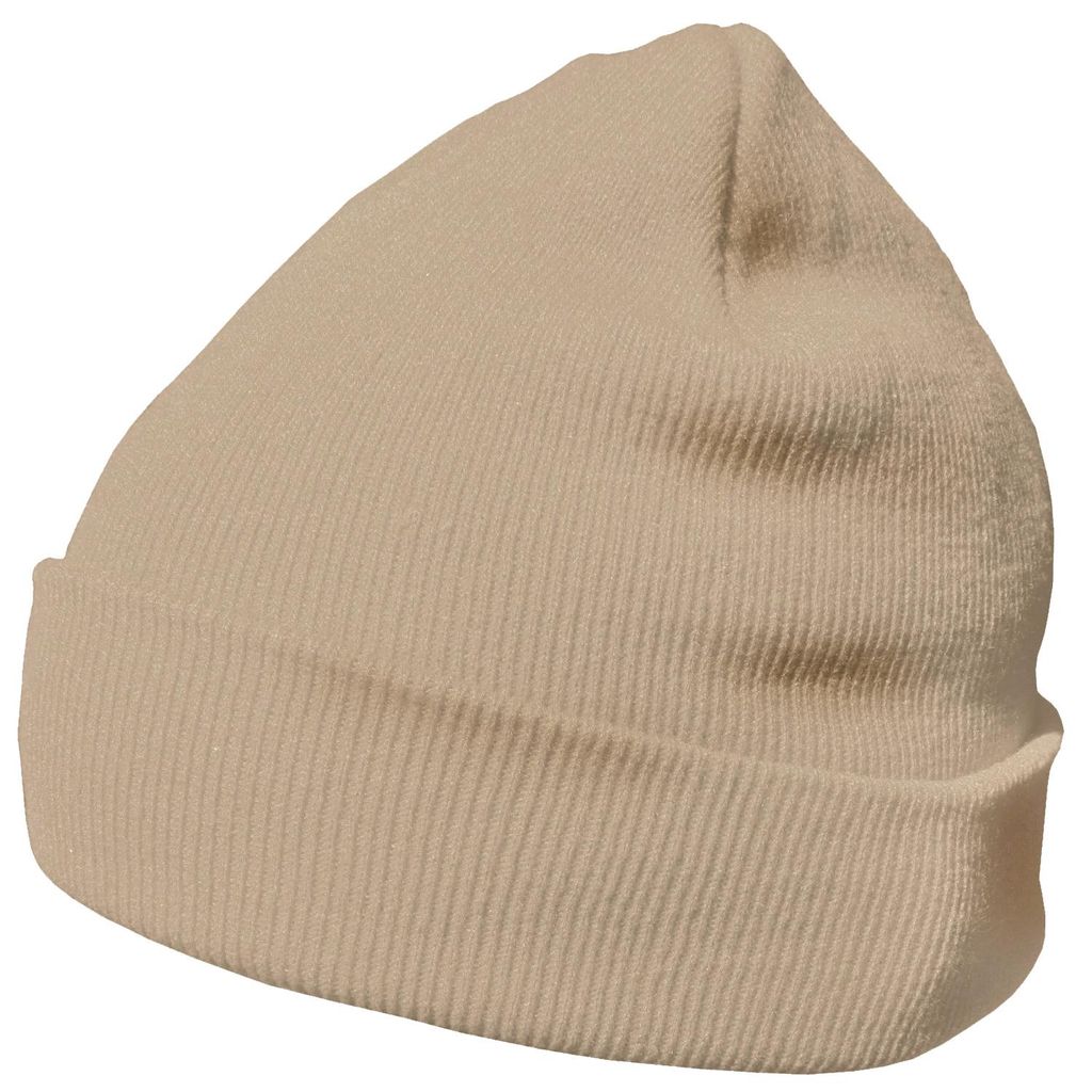 DonDon Wintermütze warm klassisches Design modern und weich - beige
