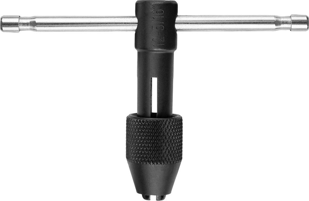NEO TOOLS T-Griff für Gewindebohrer M3 - M8, Stahl, Ratschen-Gewindeschneidknopf Typ T, für die Arbeit mit Gewindeschneidern, die zum Schneiden v...