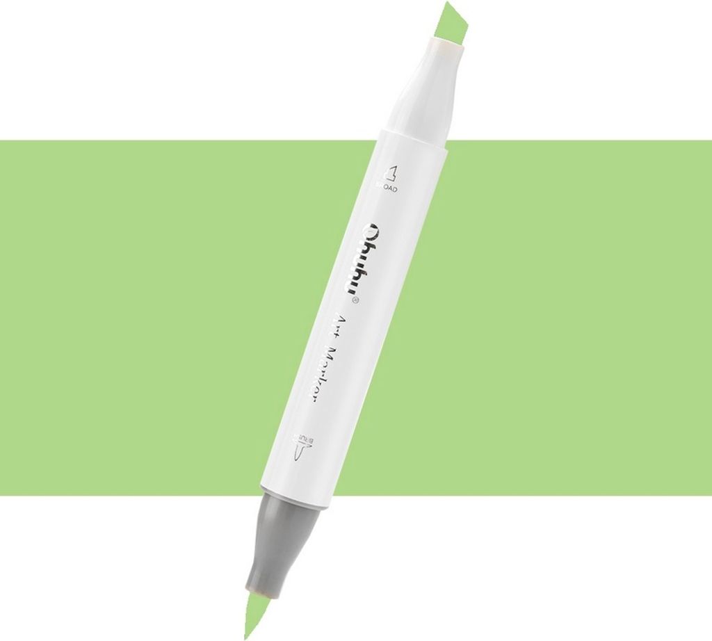 Lihová fixa OHUHU oboustranná Brush & Chisel, G260 Apple Obrázek produktu 