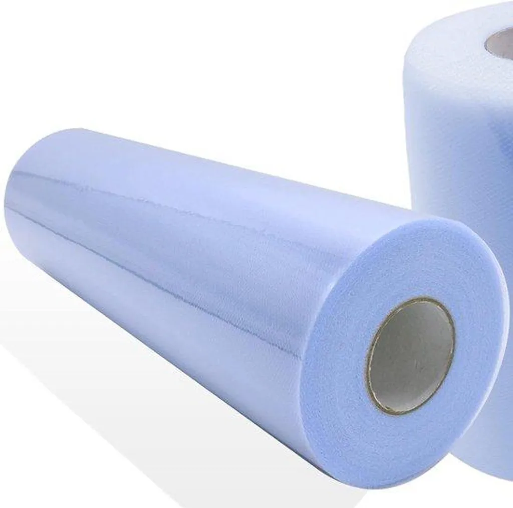 Rouleau de textile créatif bleu ciel pour couture et loisirs 30cm x 91m