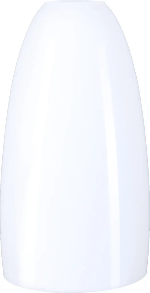 Verre de lampe de rechange rond opale blanc Ø 130 mm douille E27