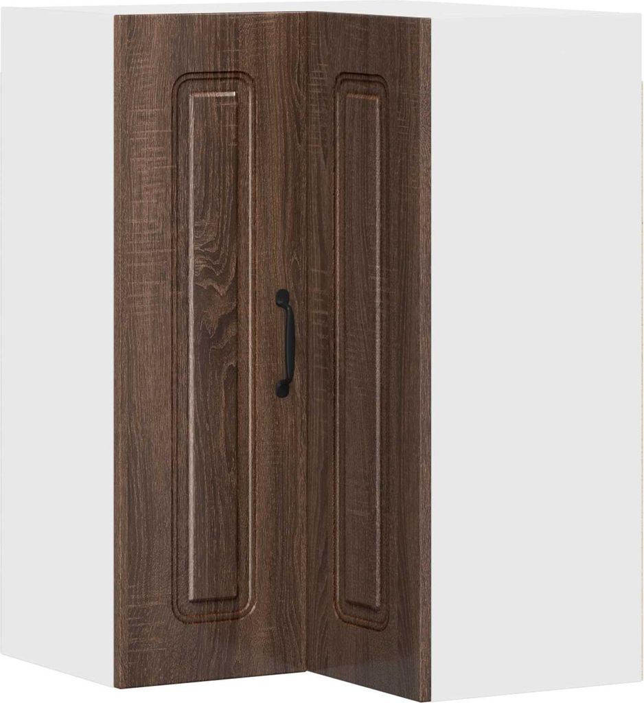 vidaXL Küchenschrank Kalmar Braun Eichen-Optik 57 x 57 x 80 cm