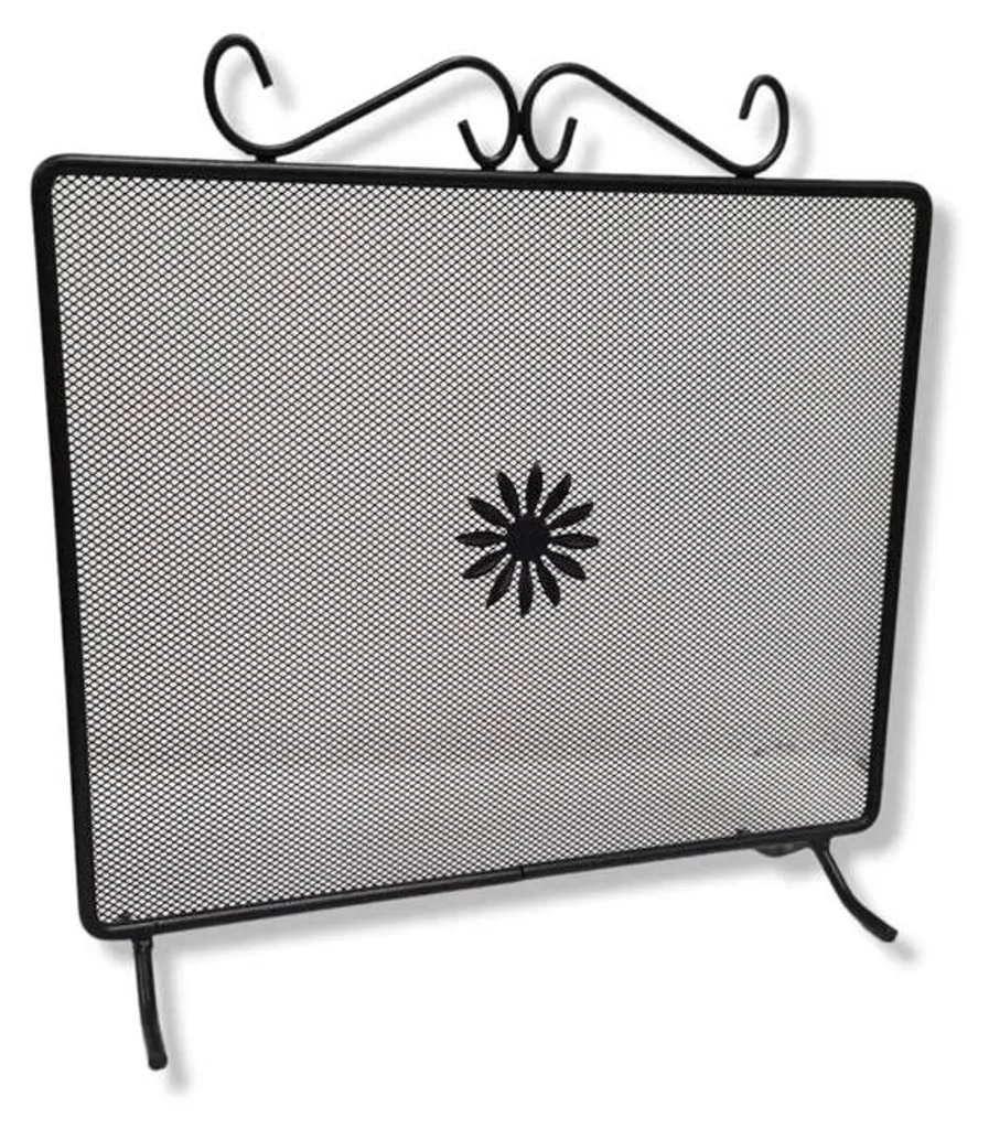 Protection de cheminée fixe 60x50 cm pour sécurité enfants et animaux