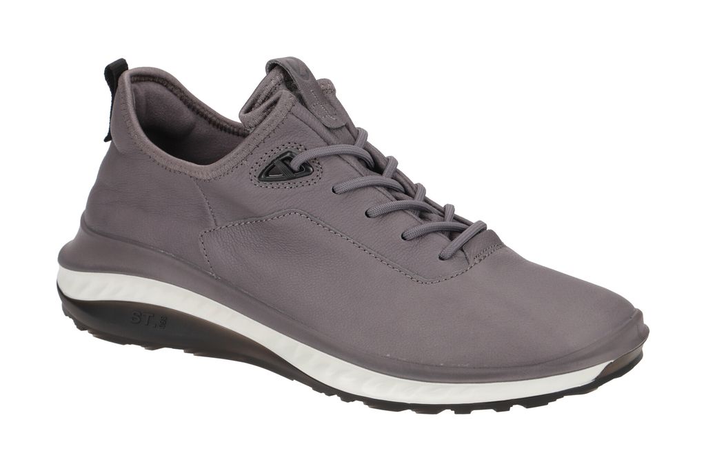 Ecco ST.360 MENS Herrenschuhe - sportliche Halbschuhe - Schnürschuhe grau NEU