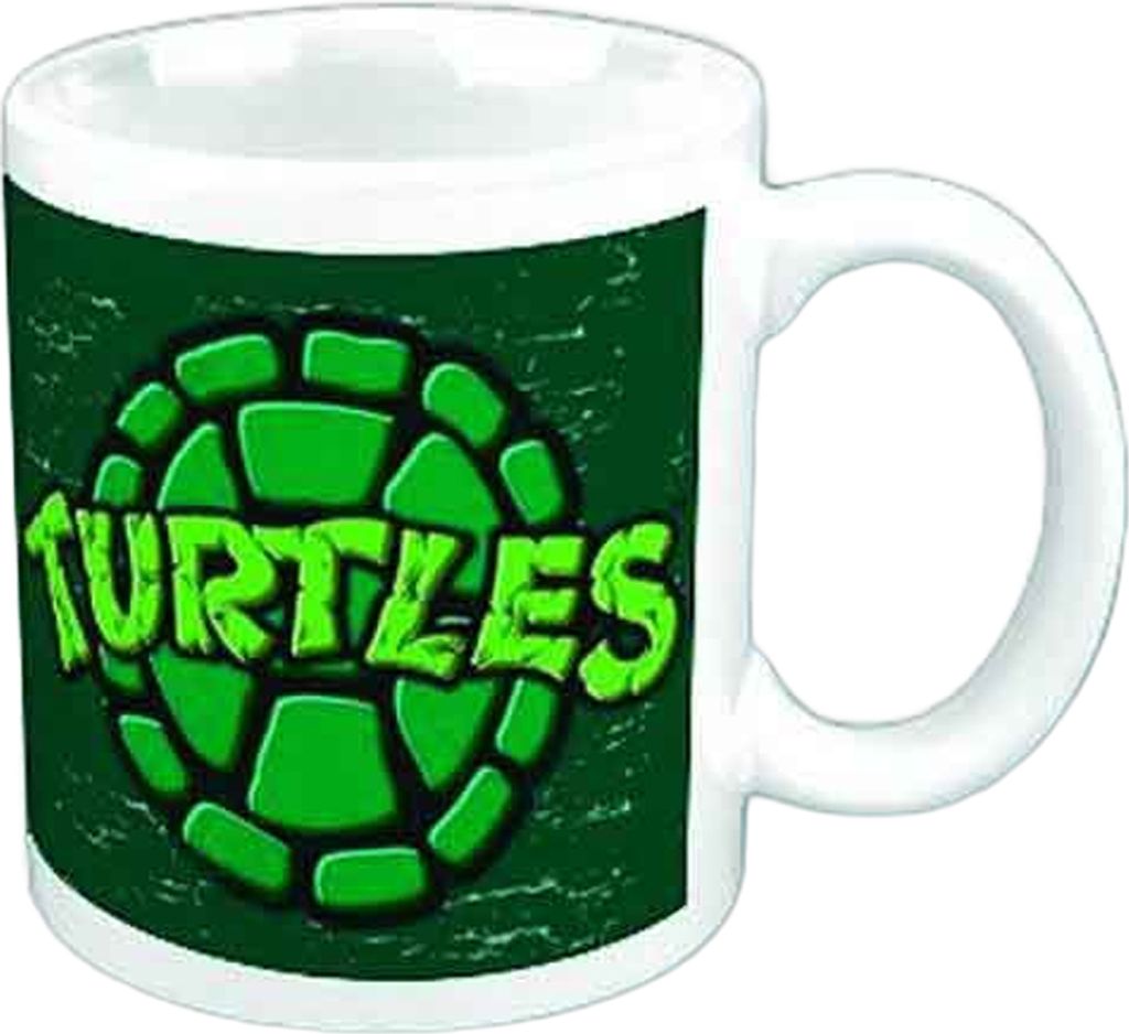 Teenage Mutant Ninja Turtles - Kaffeebecher, Retroschale RO13200 (Einheitsgröße) (Weiß/Grün)
