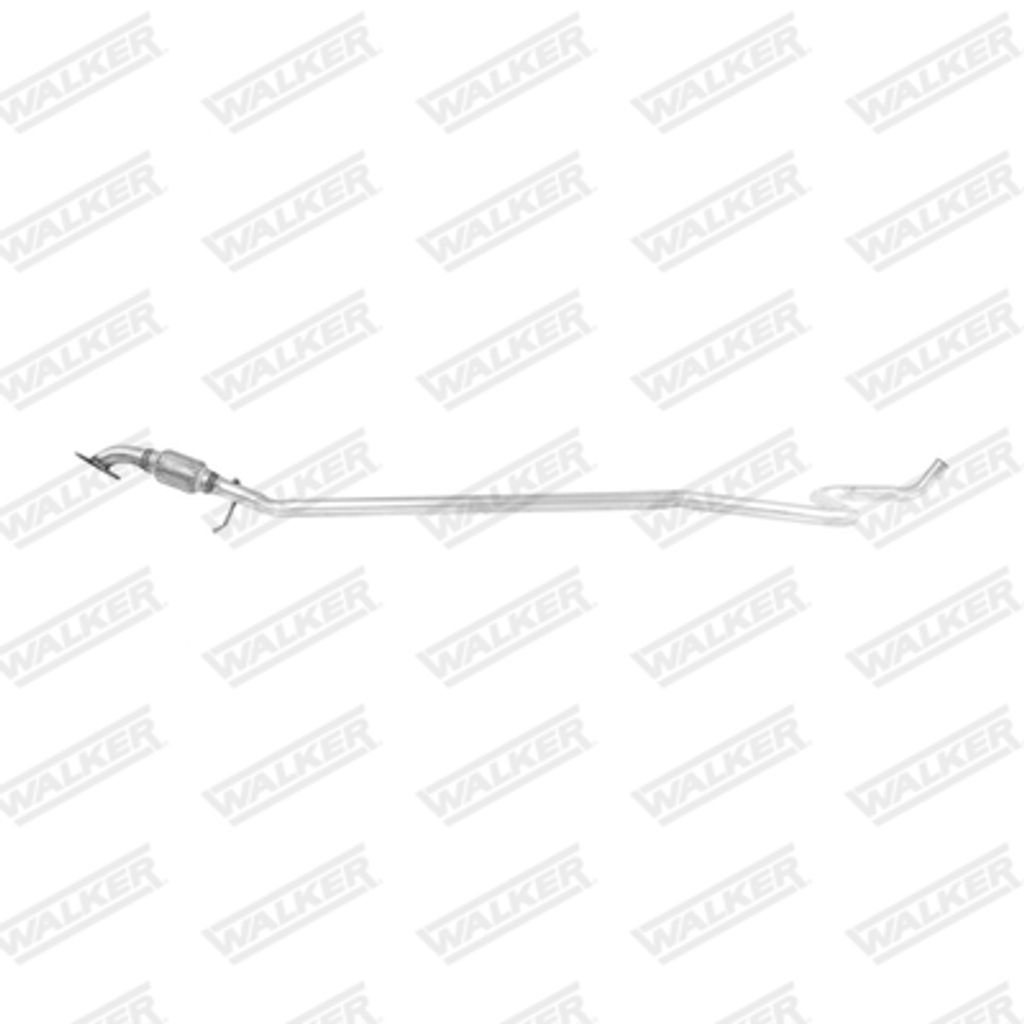 WALKER Abgasrohr Auspuffrohr für FORD Fiesta Mk6 Schrägheck (JA8, JR8) 10618