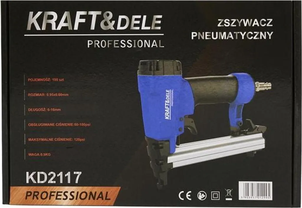 Agrafeuse Pneumatique Kd2117 à Haute Pression avec Corps en Métal - 2