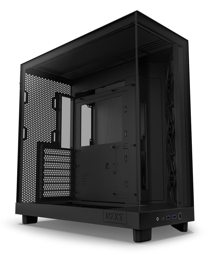 NZXT H6 Flow Midi Tower noir avec fenêtre Image du produit 
