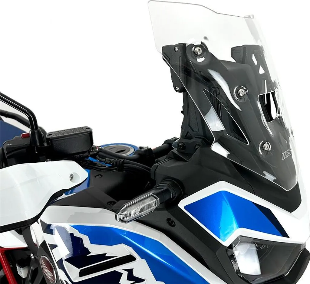 Saute-vent Sport CRF1100L Africa Twin - Pare-brise Court Noir Mat