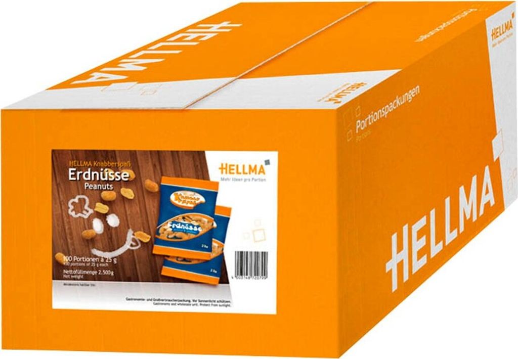Hellma arašídy pražené a solené 2500g Obrázek produktu 