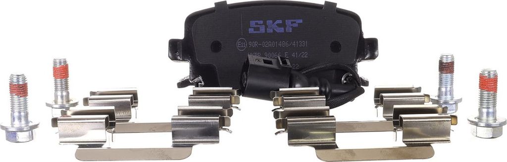 SKF Bremsbeläge Satz Hinten Bremsklötze für VW Transporter Produktbild 
