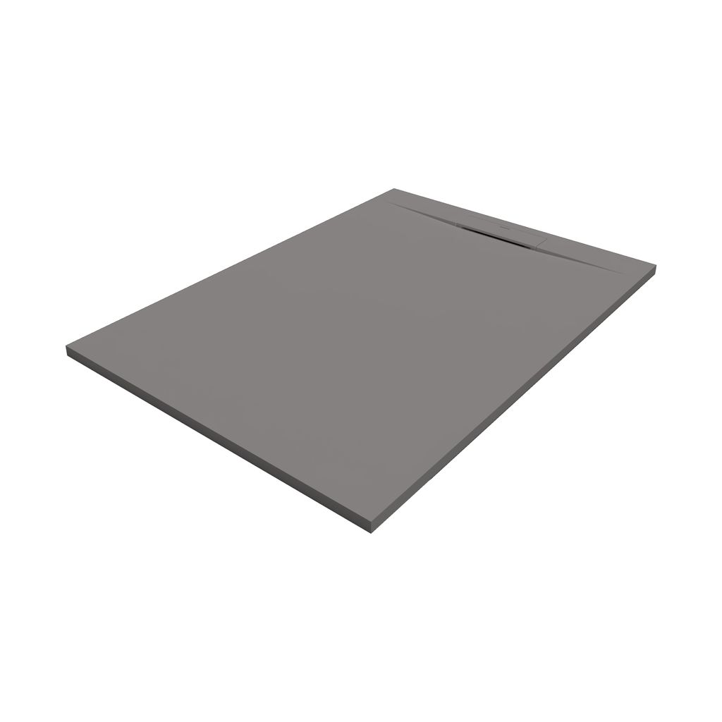 SANYCCES SIENA Rechteckige Duschwanne SanyDur Gel Coat 140 x 100 cm, grau