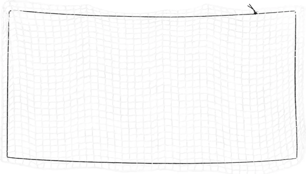 Filet remorque anti-chute de charge 7x3,5 m blanc avec élastique