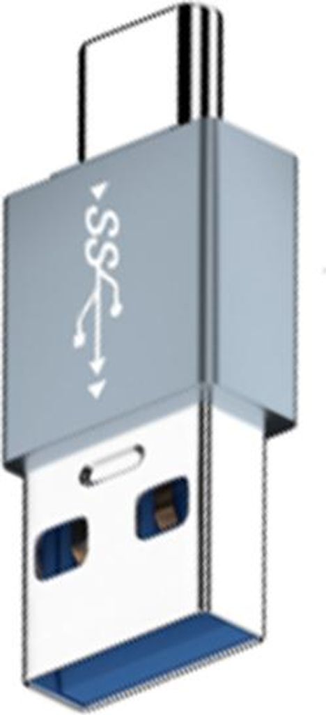 INF 2er-Pack USB-C Stecker auf USB-A Stecker OTG Adapter aus Aluminiumlegierung