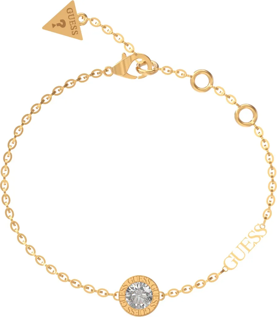 Regalo Donna: Bracciale Guess Oro e Zirconi | Spedizione Express e Box