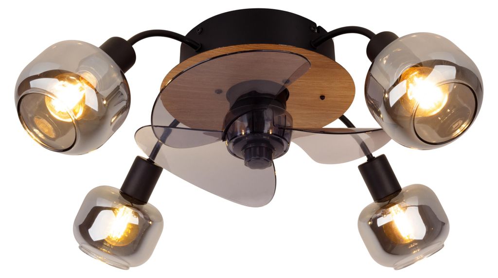 Deckenleuchten - Deckenleuchte "FUMOSO" inkl. Ventilator, Produktbild 