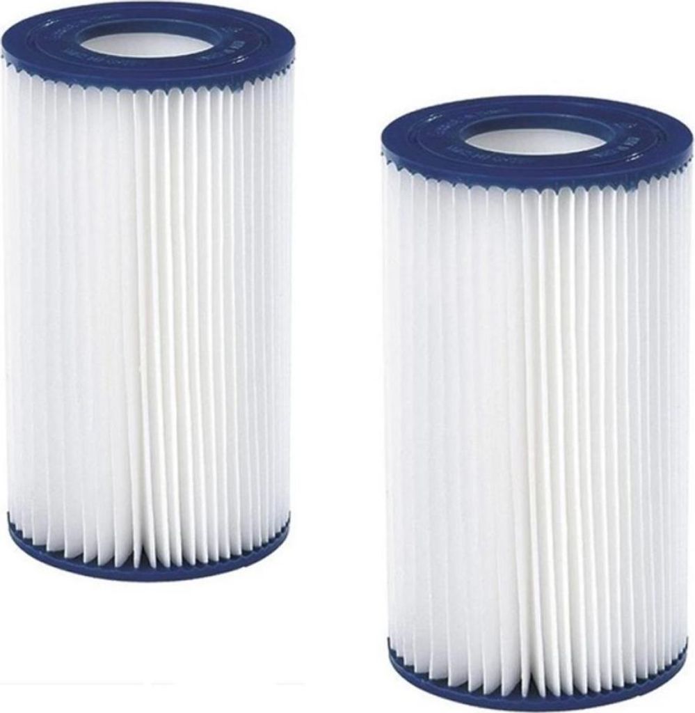 2er-Set Filterpatronen für Swimmingpool Typ 3 - 106mm x H203mm - passend für JILONG 3785L/h Filterpumpe