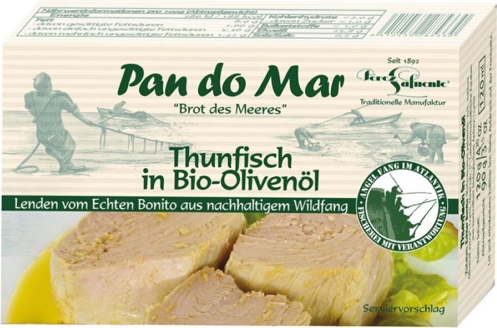 Tonno - in olio d'oliva biologico 120 g Immagine del prodotto 