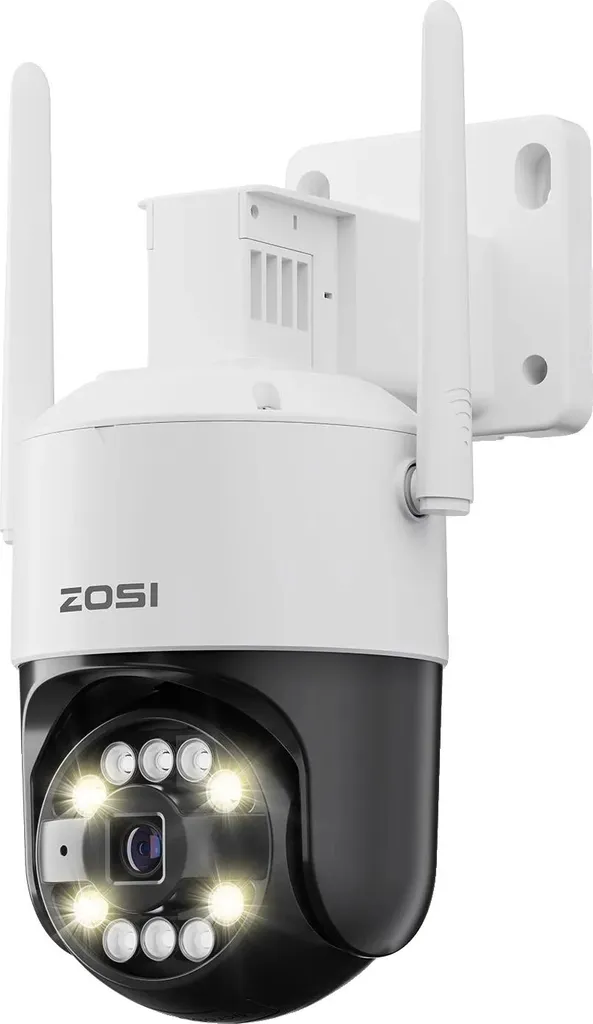 Caméra de sécurité 8 MP avec vision nocturne intelligente et kit 5 MP