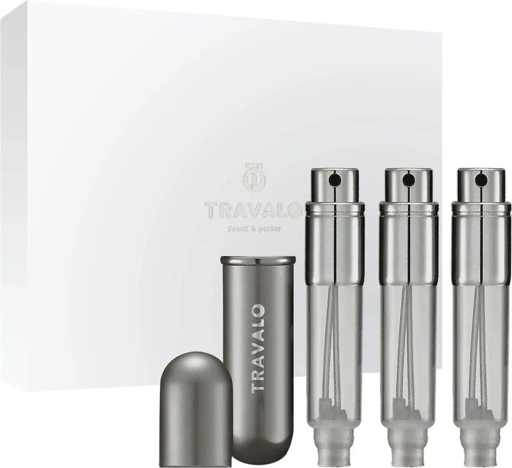 Travalo Classic Kit 3 Vaporisateurs Rechargeables 5ml Système Pump