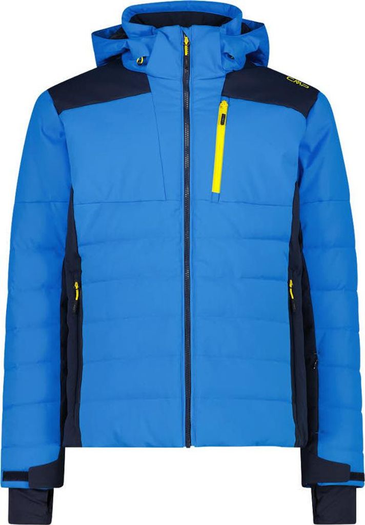 MAN Ski Jacket Zip Hood royal blue (L573) 50