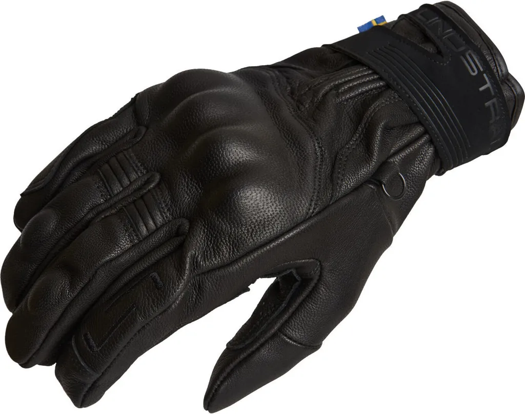 Gants Moto Lindstrands Vindeln Noirs en Textile Renforcé pour Homme T10