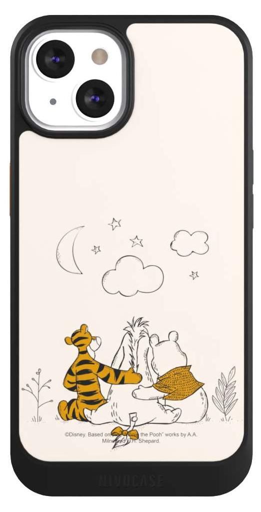 NIVOCASE Hülle für Apple iPhone 13 Handyhülle NIVOcore Case Schwarz Disney Offizielles Lizenzprodukt Winnie Puuh