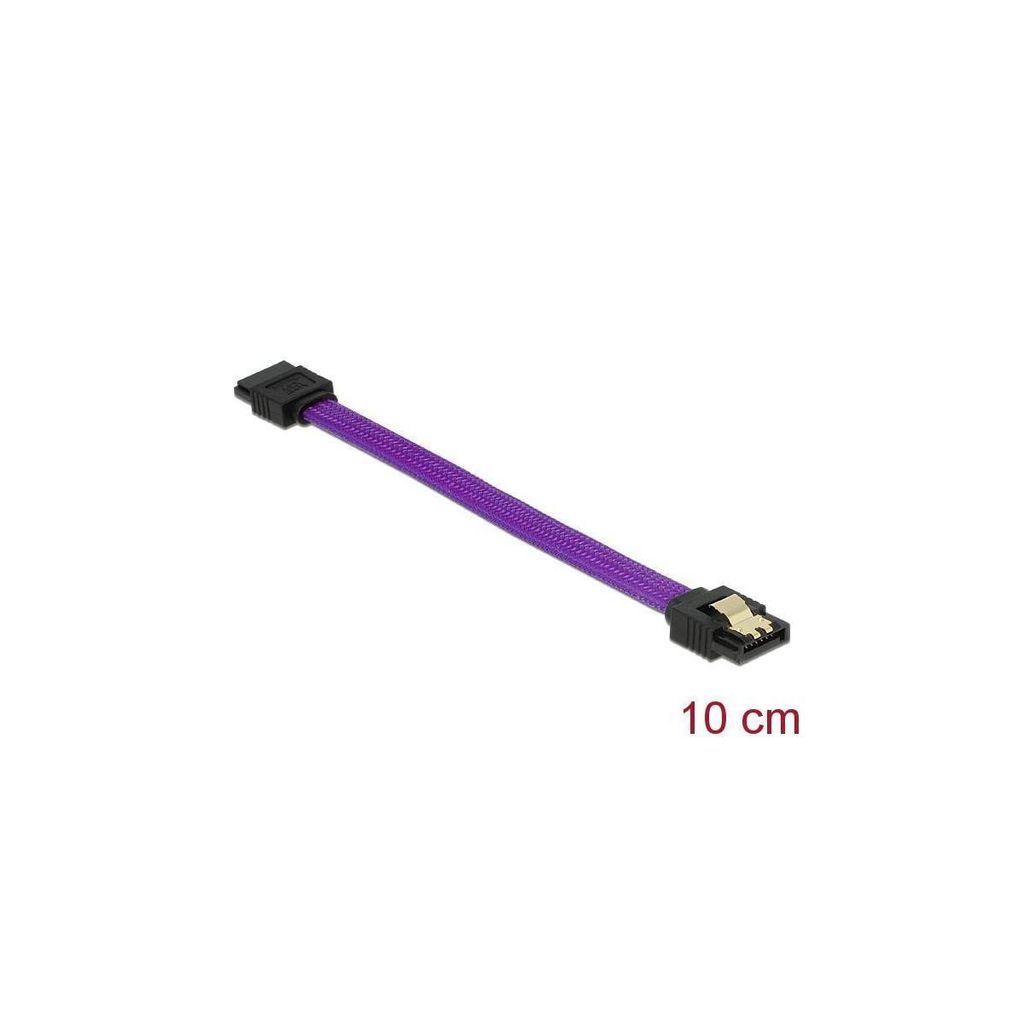 DELOCK 83688, 0,1 meter, SATA III, SATA 7-polig, SATA Productafbeelding 