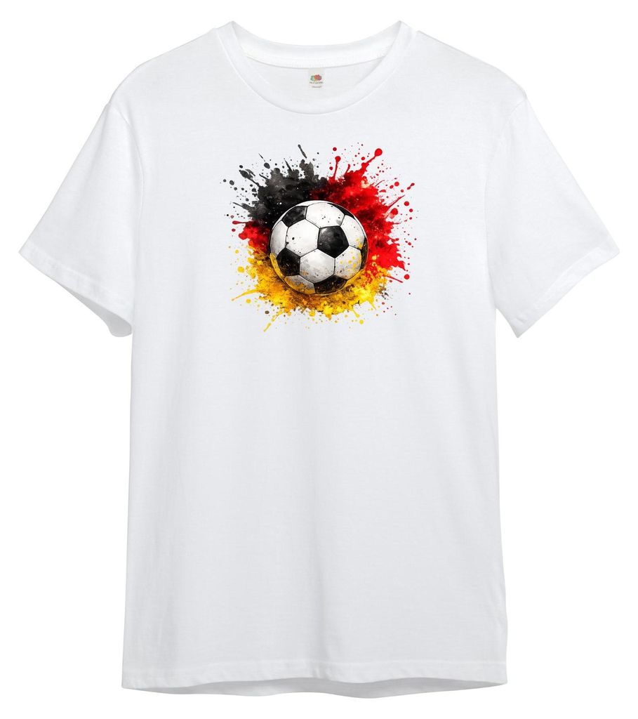 PAULGOS Kinder T-Shirt, Deutschland-Fieber