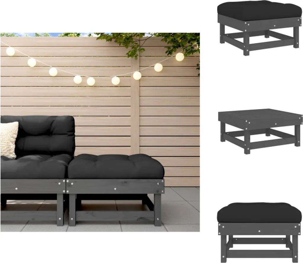 Modulo Sgabello Giardino vidaXL Pino Massiccio - Elemento Divano DIY
