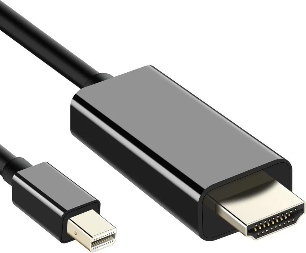 Connecter Laptop à TV via Câble Mini DisplayPort vers HDMI 1m Allteq
