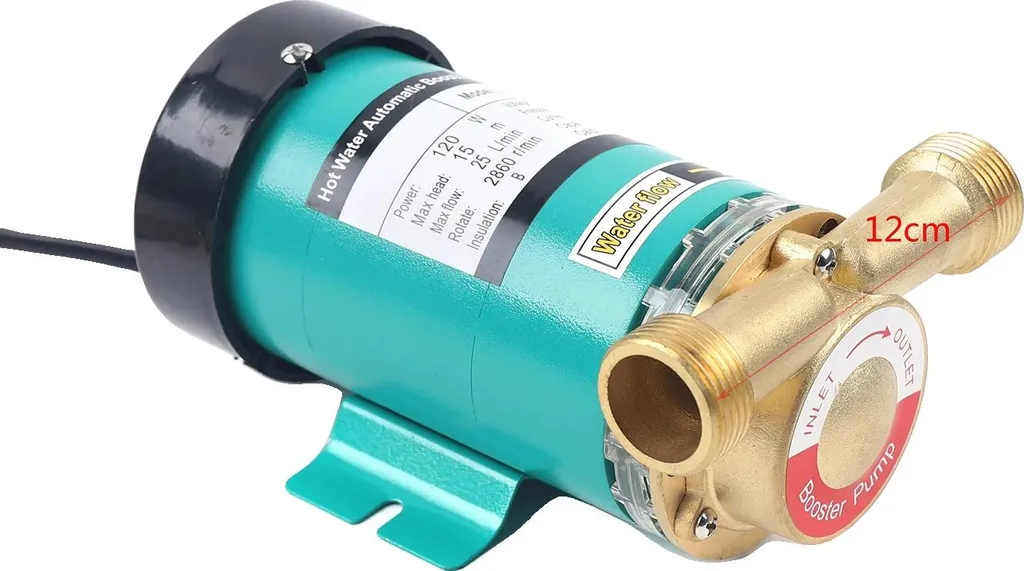 Pompe de pression booster automatique 230V cyan avec prise EU