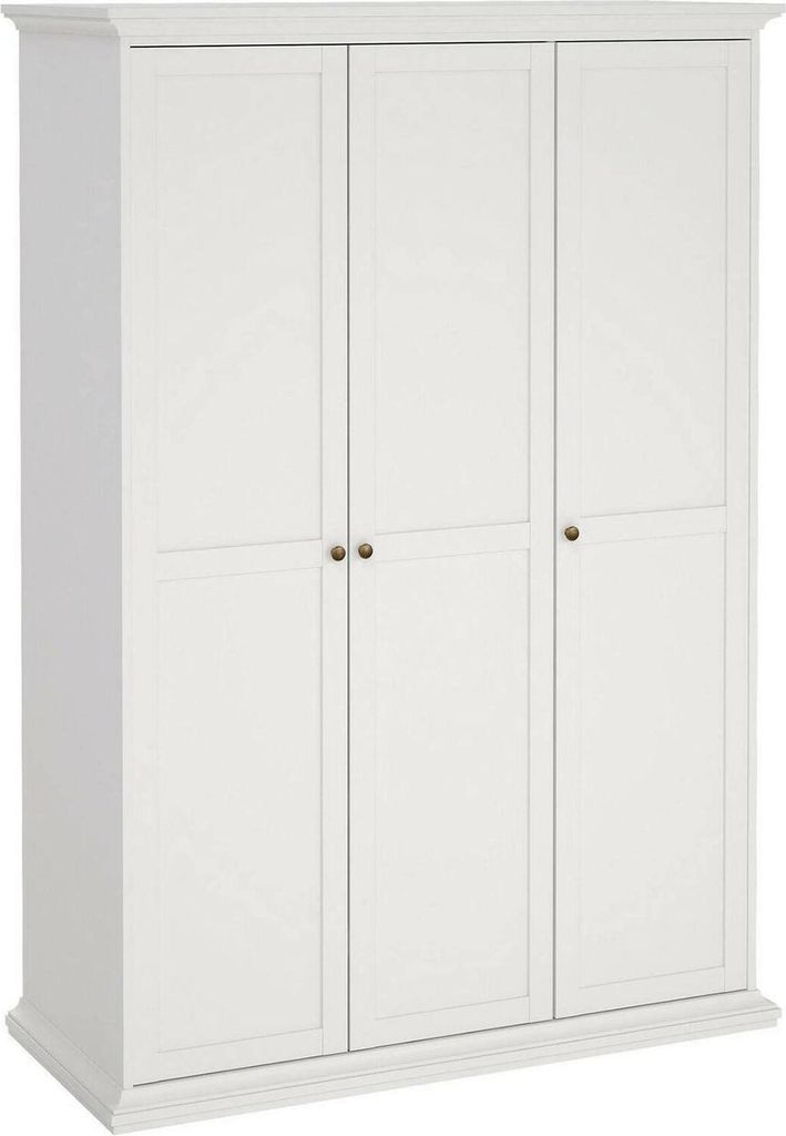 Szafa 3-drzwiowa – biała sypialnia 60,5 x 138,8 cm Zdjęcie produktu 