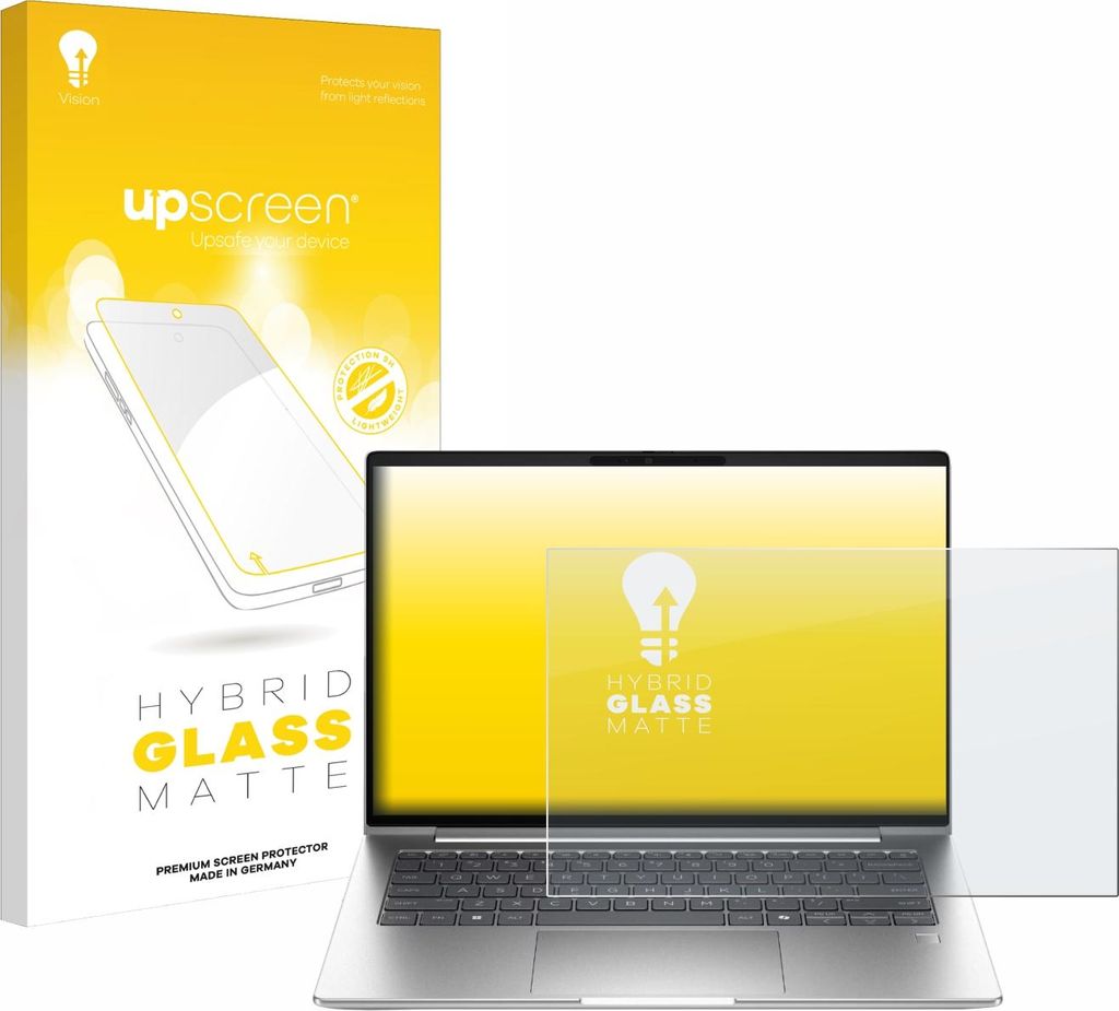 upscreen Entspiegelungs Schutzglas für HP ProBook 4 G1i 16" Schutzfolie Panzer Folie Glas Display Schutz matt