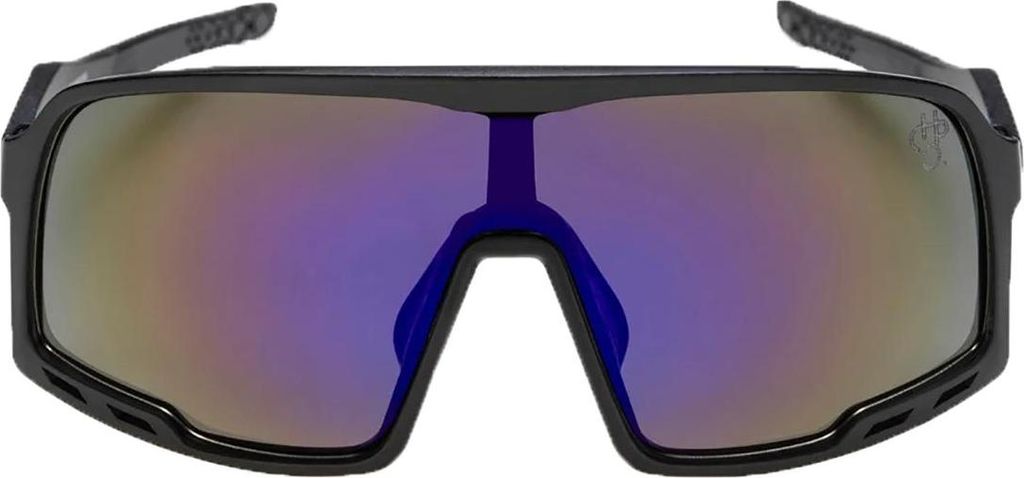 CHPO Brand Sonnenbrille Henrik Verspiegelt , Matte Black - Purple