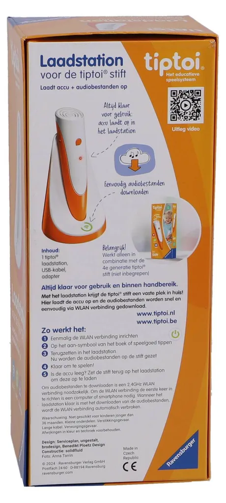 Ravensburger Tiptoi Chargeur Secteur pour Stylo Interactif - Modèle Original